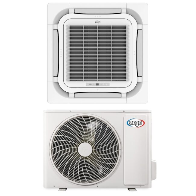 Argo 18000 BTU Smart Ceiling Cassette Air Conditioner with Heat Pump - Wired Controller and WiFi - Image 2